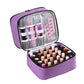 Double Layer Nail Polish Carrying Case Bag Holds 30 Bottles