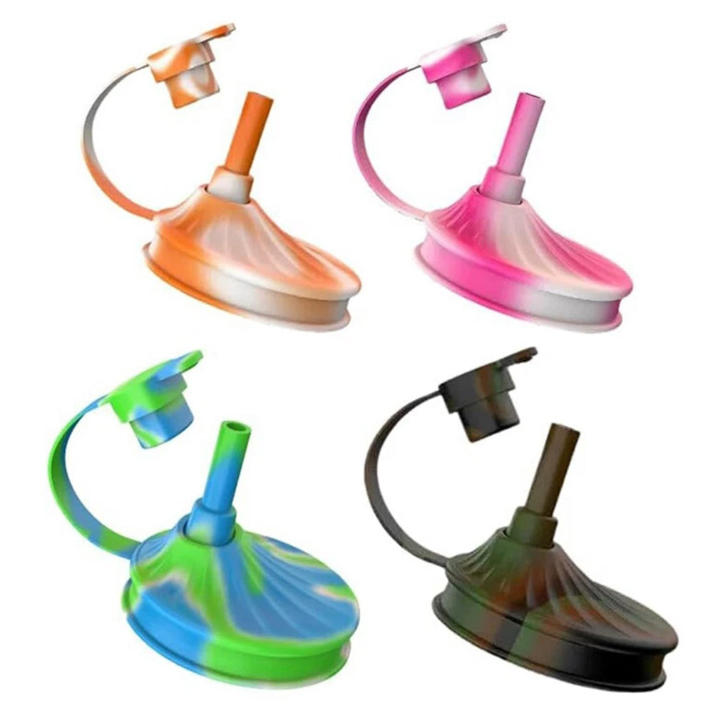4Pcs Soda Can Lids with Straw Silicone Soda Can Covers for soda Coke Beer