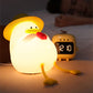 Rechargeable Cute Duck Multicolor Night Light Touch Lamp for Kids