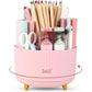 360 Degree Rotating Desk Organizer with 4 Slots For Pencil and Pen Holder