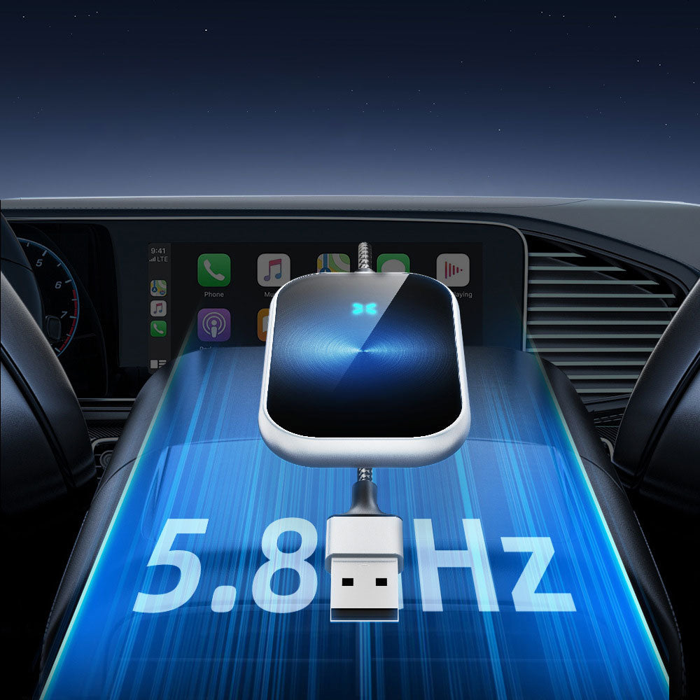 2 in 1 Wireless CarPlay Adapter USB Bluetooth Dongle for iPhone Android Auto