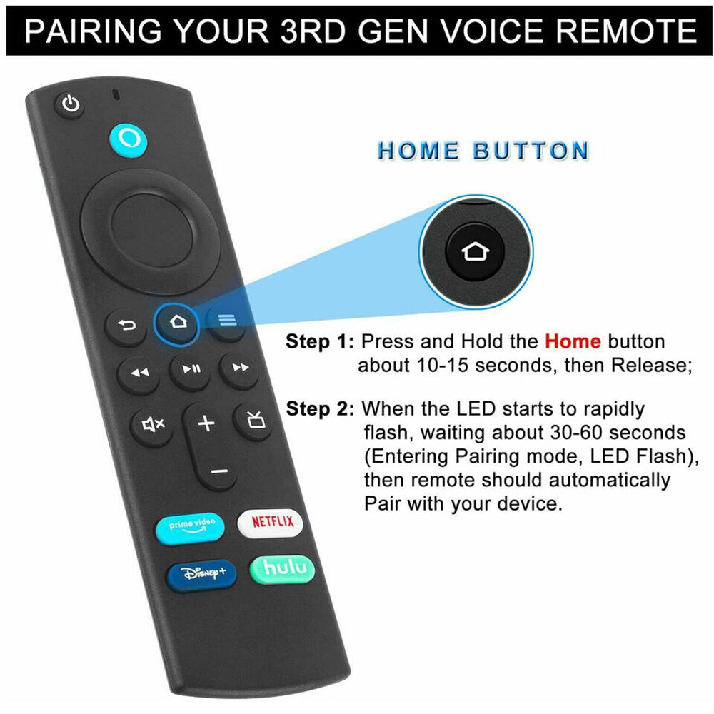 L5B83G Voice Remote Control Replacement For Amazon Fire TV Stick/Amazon Fire TV Cube