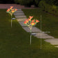 2Pcs 7 Head Solar Orchid Lamp