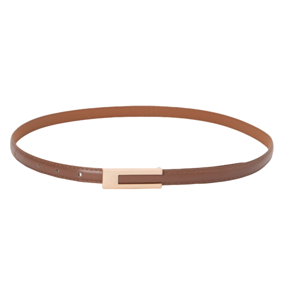 Vintage Womens PU Leather Casual Belt for 72 to 94cm Waist