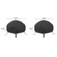Outdoor Round Fire Pit Cover Waterproof Oxford Protector for Patio Use