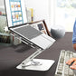 Adjustable Book Stand for Reading with 360 Degree Rotating Base and Page Clips