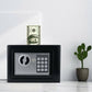 Small Security Box Electronic Digital Lock Box for Cash Deposit-With deposit slot