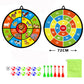 72CM Large Dart Board For Kids With 12 Sticky Balls Double-Sided Dart Board Game
