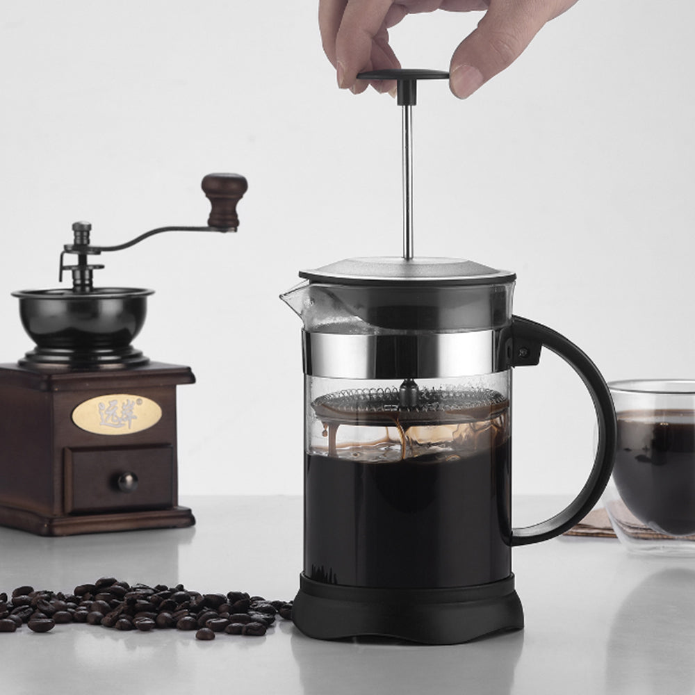 Kitchen Press Espresso Tea and Coffee Maker with Triple Filters