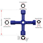 Multi-Functional Electrical Switchboards Key Lock Tools Security Switch Key Wrench