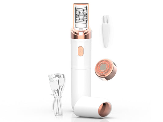 2-In-1 Electric Hair Epilator USB Rechargeable Hair Removal Hair Remover