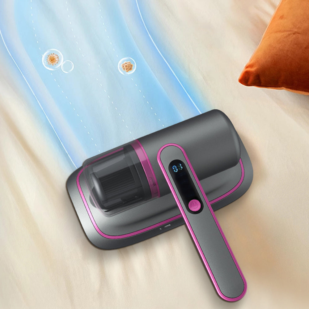12000kpa Cordless Dust Mite Remover Vacuum UV Cleaner for Home Bed Sofa Mattress Kit
