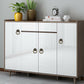 8 Pack Round Cabinet Knobs Zinc Alloy Drawer Pull Handles for Furniture
