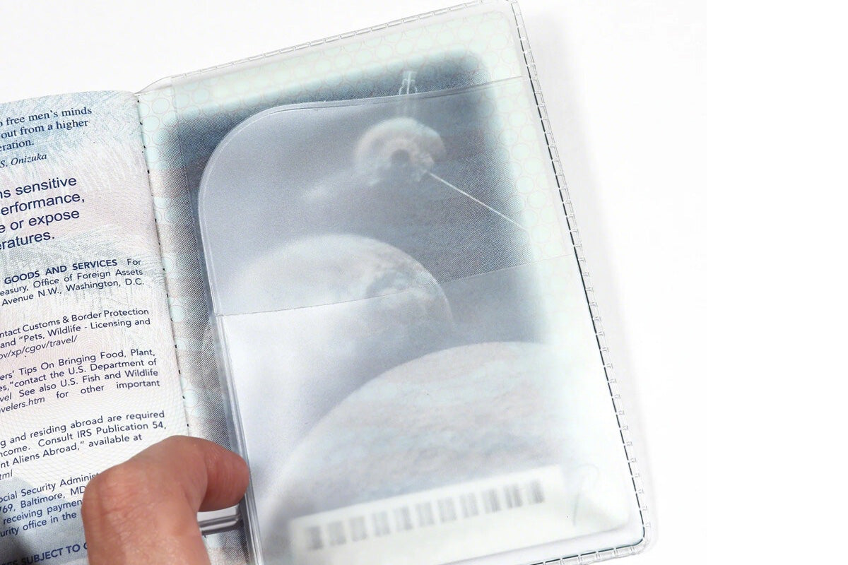 5 Pack Clear Passport Cover Protector Case with Card Slots