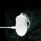 2Pcs 130dB Anti-Attack Rechargeable Personal Security Alarm Keychain Emergency Torch