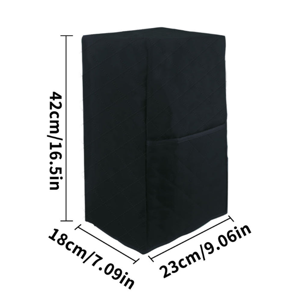 2Pcs 23x18x42cm Black Blender Dust Cover