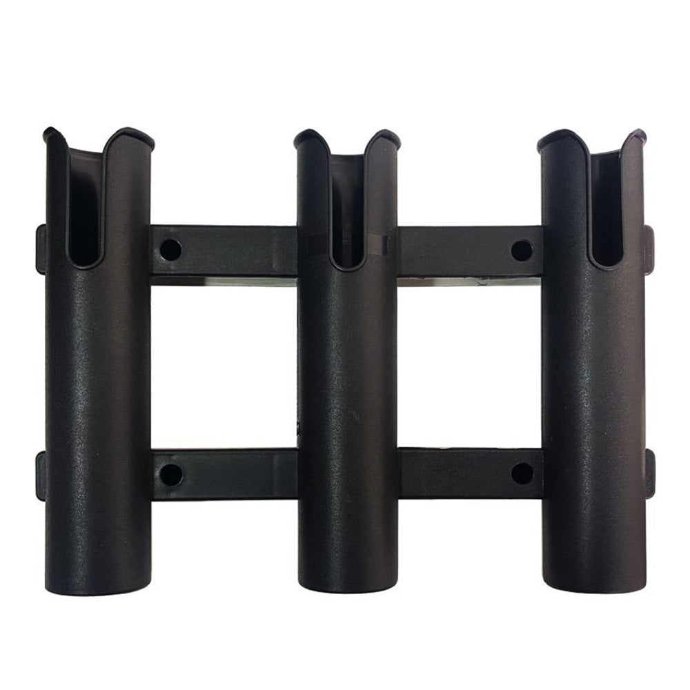 3 Tube Fishing Rod Holder Bracket Mounted Fishing Rack For Boats Garage Cooler