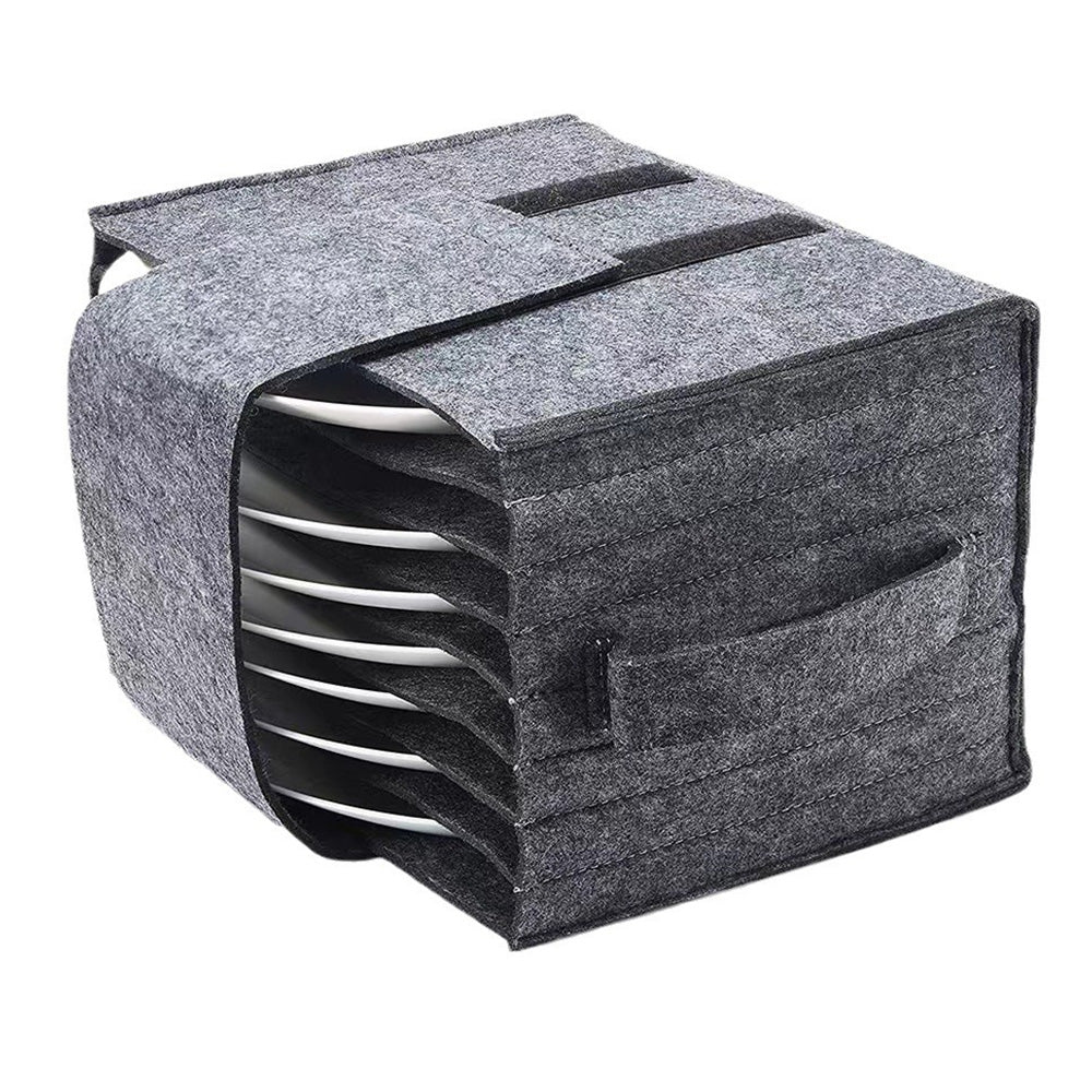 Caravan Plate Holder Motorhome Kitchen Cupboard Storage Tableware Storage Bag