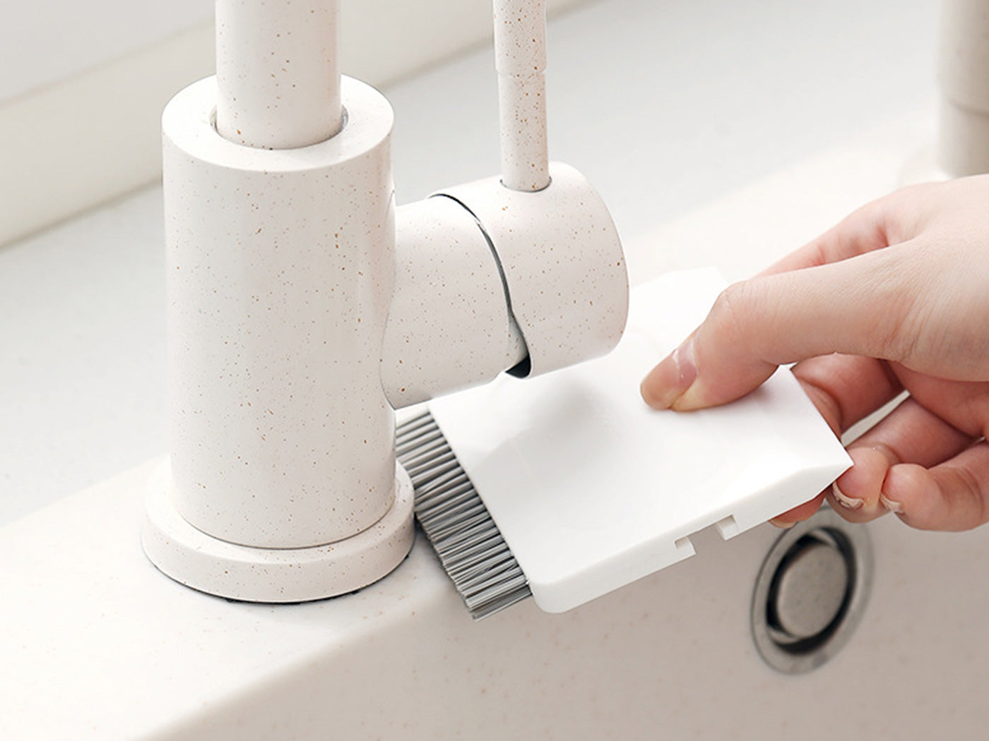 Kitchen Sink Squeegee Sink Brushes Countertop Cleaning Brush Gap Brush