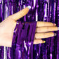 2Pcs 2m Metallic PET Foil Fringe Door Curtains for Party Backdrops