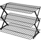 3-4 Tier Foldable Cooling Rack Stackable Wire Rack for Baking and Cooking
