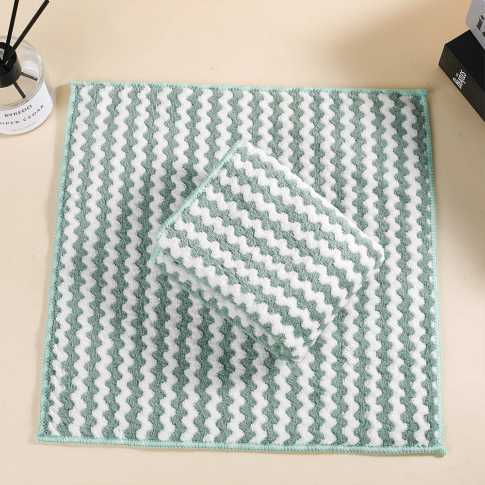 10Pcs Multi Color Cationic Cleaning Cloths Reusable Kitchen Towels
