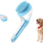 2 In 1 Dog Bath Brush With Built In Shampoo Dispenser Dog Shampoo Brush Bubble Maker