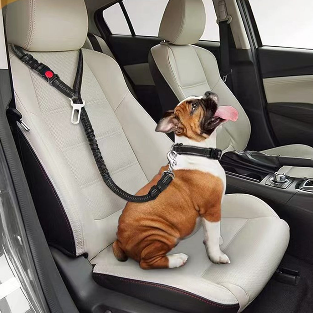Removable Dog Belt Harness for Car Adjustable High Elastic Bungee