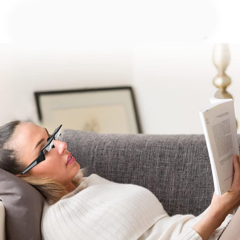 Lazy Horizontal Reading Glasses