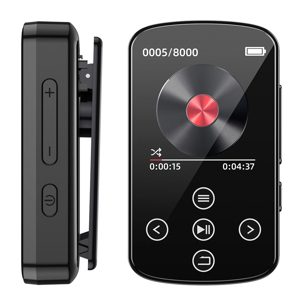 MP3 Player With Bluetooth Clip Music Voice Recorder With Memory Card