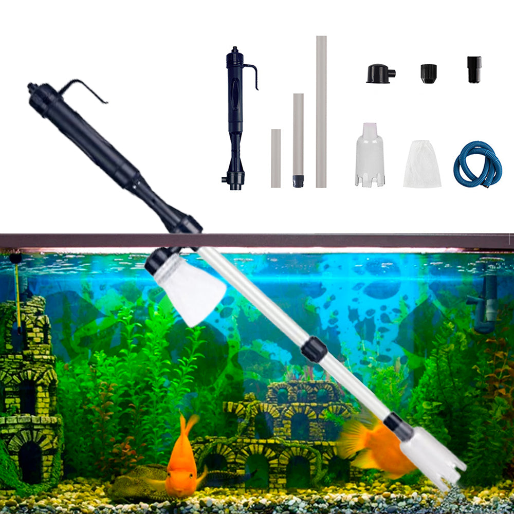 Aquarium Fish Tank Electric Siphon Vacuum Cleaner for Water Change