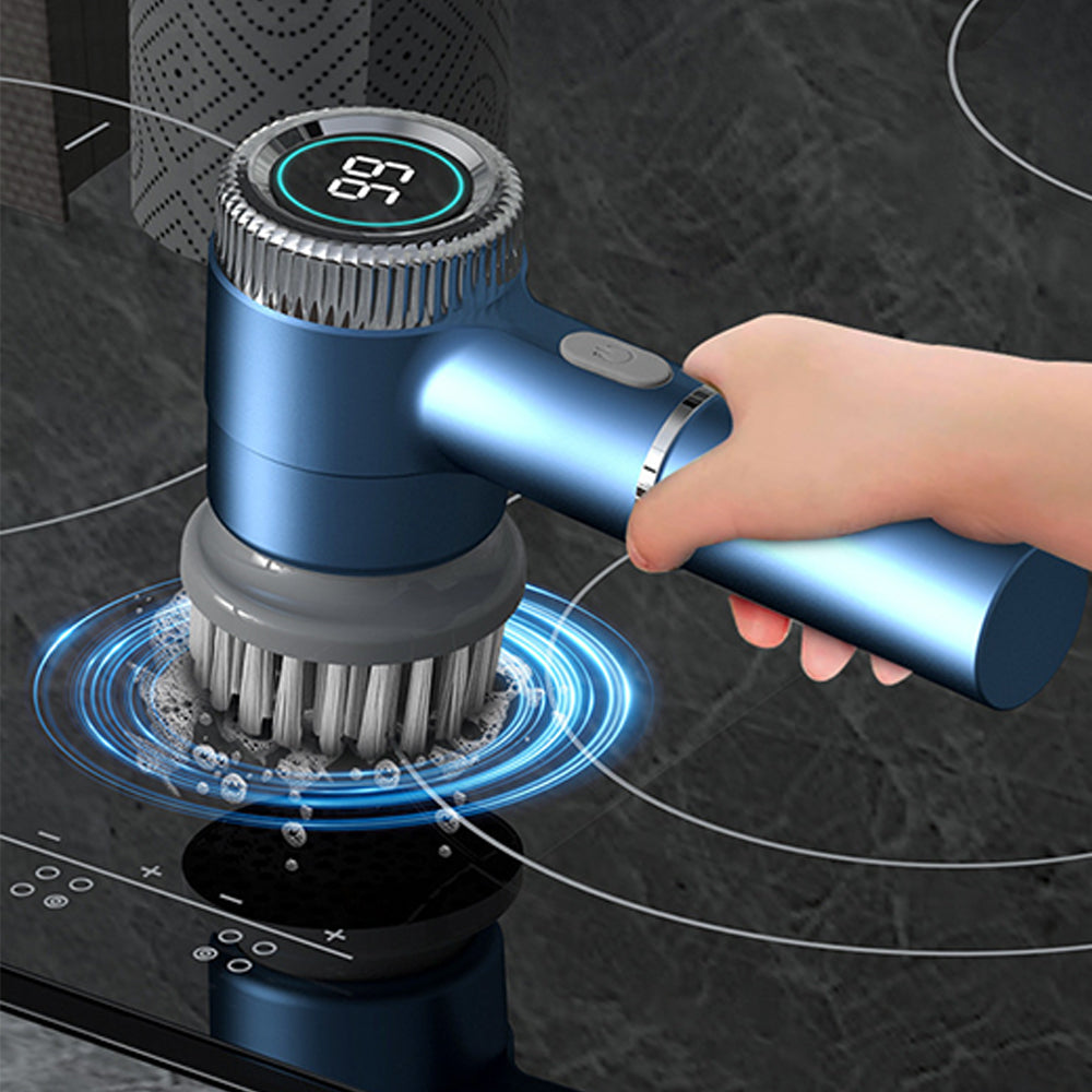 Handheld Electric Spin Scrubbers with 5 Brush Heads
