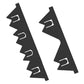 2Pcs Stainless Steel Stove Gap Covers Stove Gap Filler Stove Guard For Kitchen Oven Counter Side Gap