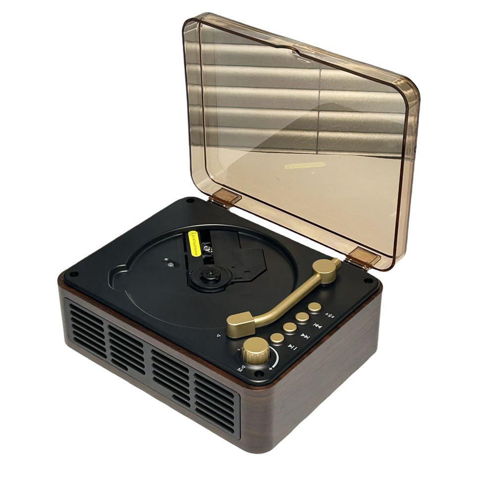 Retro CD Player Multifunctional Music Player with Bluetooth FM Radio for Home Use