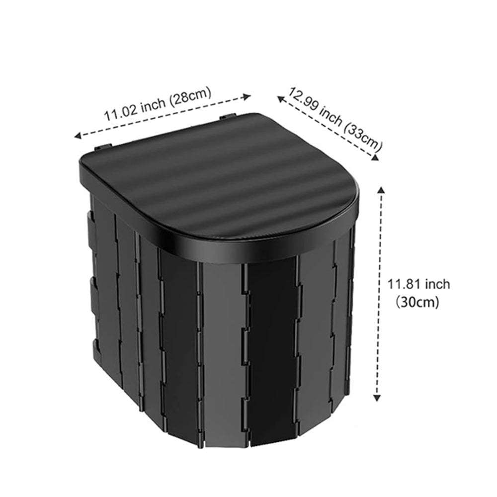 Portable Camping Folding Toilet for Adults with Lid