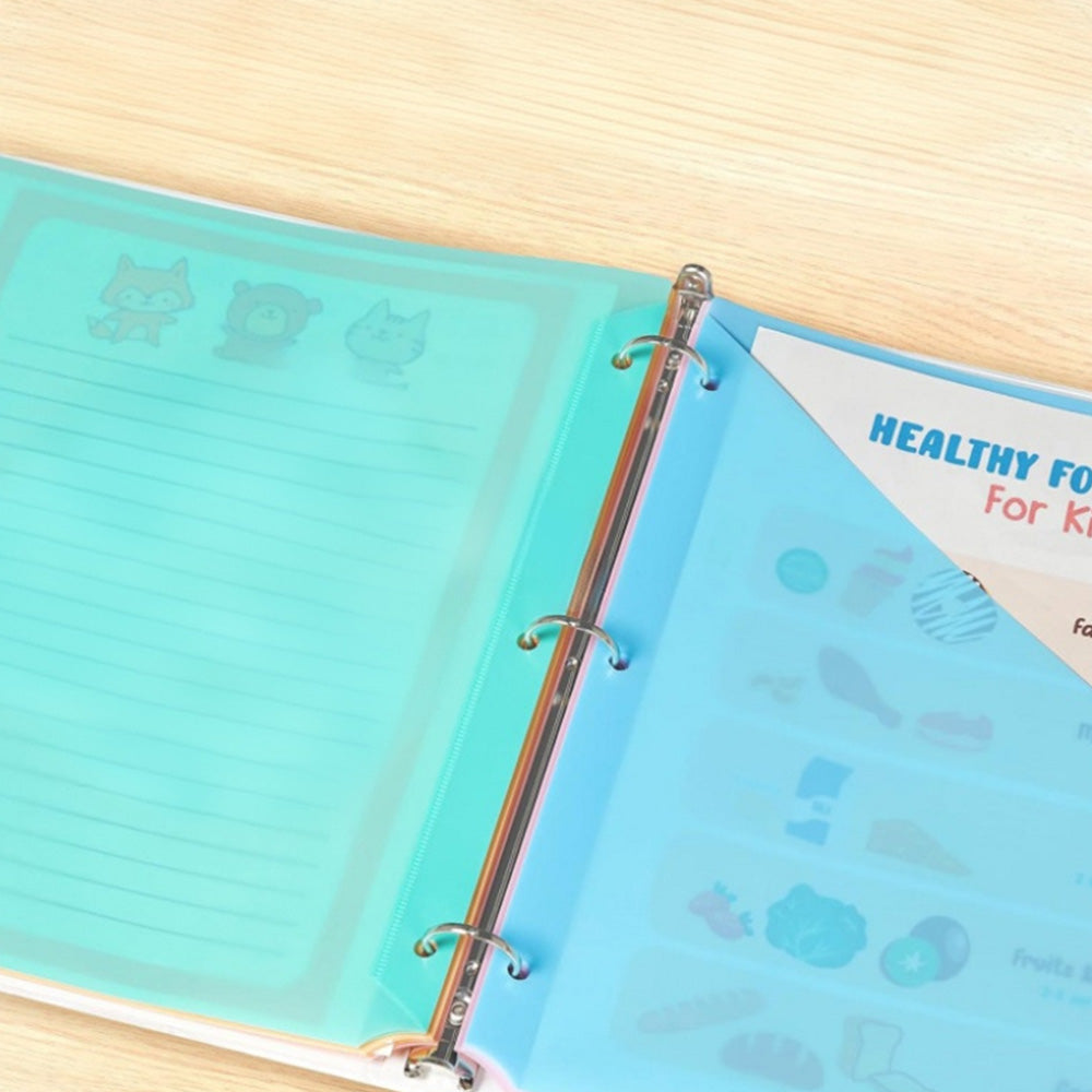 8 PCS Plastic Binder Dividers with Tabs A4 Subject Dividers for Student Teacher