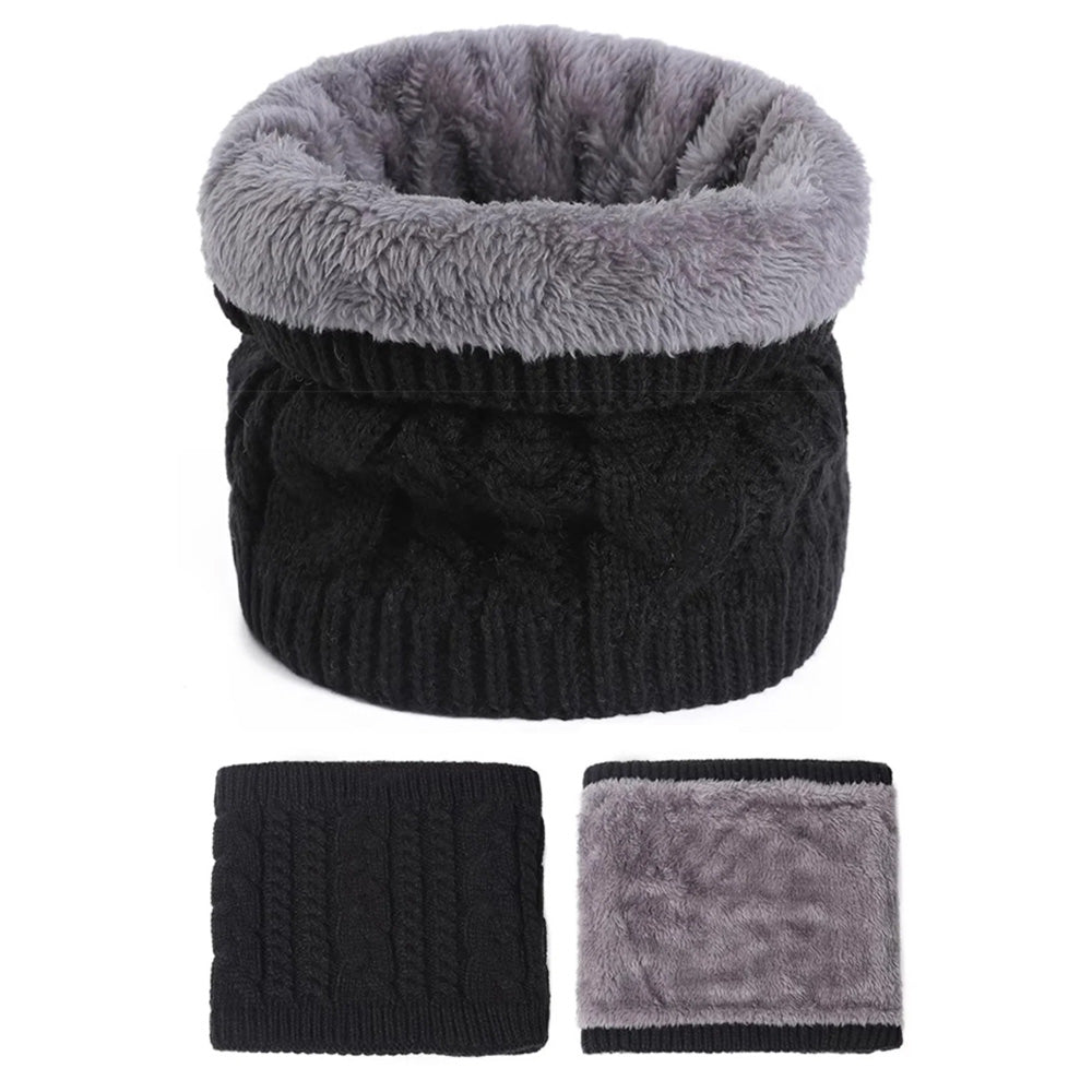 Winter Neck Gaiter Fleece Thick Neck Warmer Cover Ski Gaiters for Men Women
