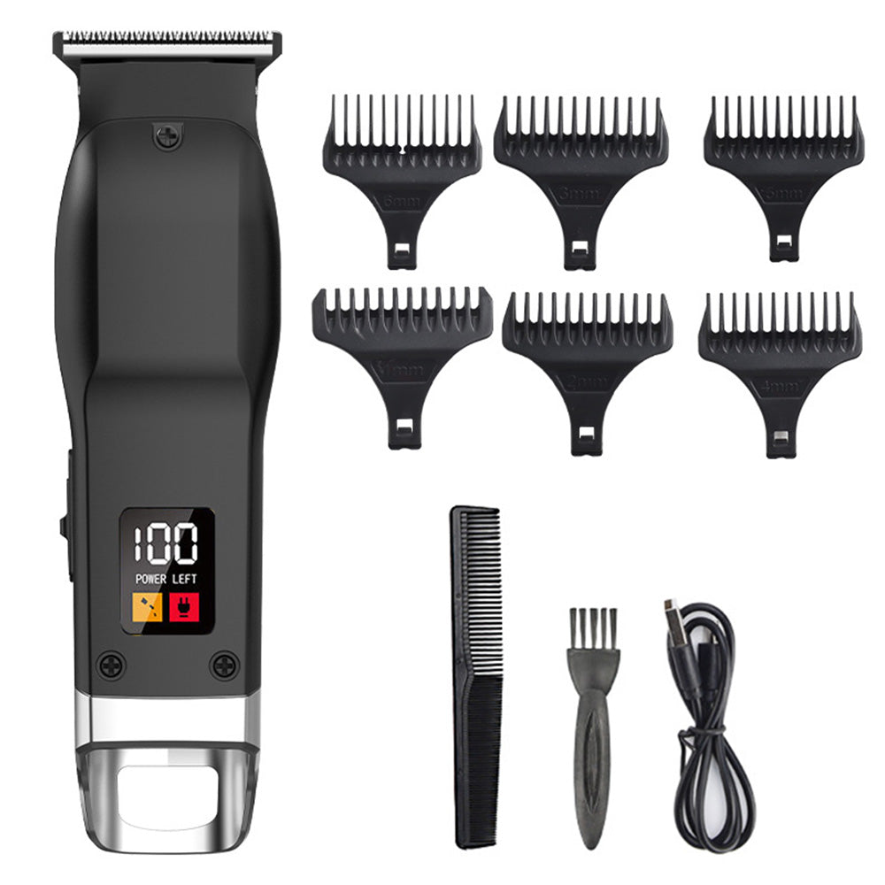 Rechargeable Men Hair Clipper Wet Dry Use for Home Dorm Barber Shop