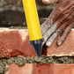 Grout Mortar Gun Syringe Pointing Grouting Tool with 4 Nozzles for Paving and Sealing