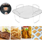 Stainless Steel Air Fryer Grill Rack Baking Tray Dehydrator Accessory