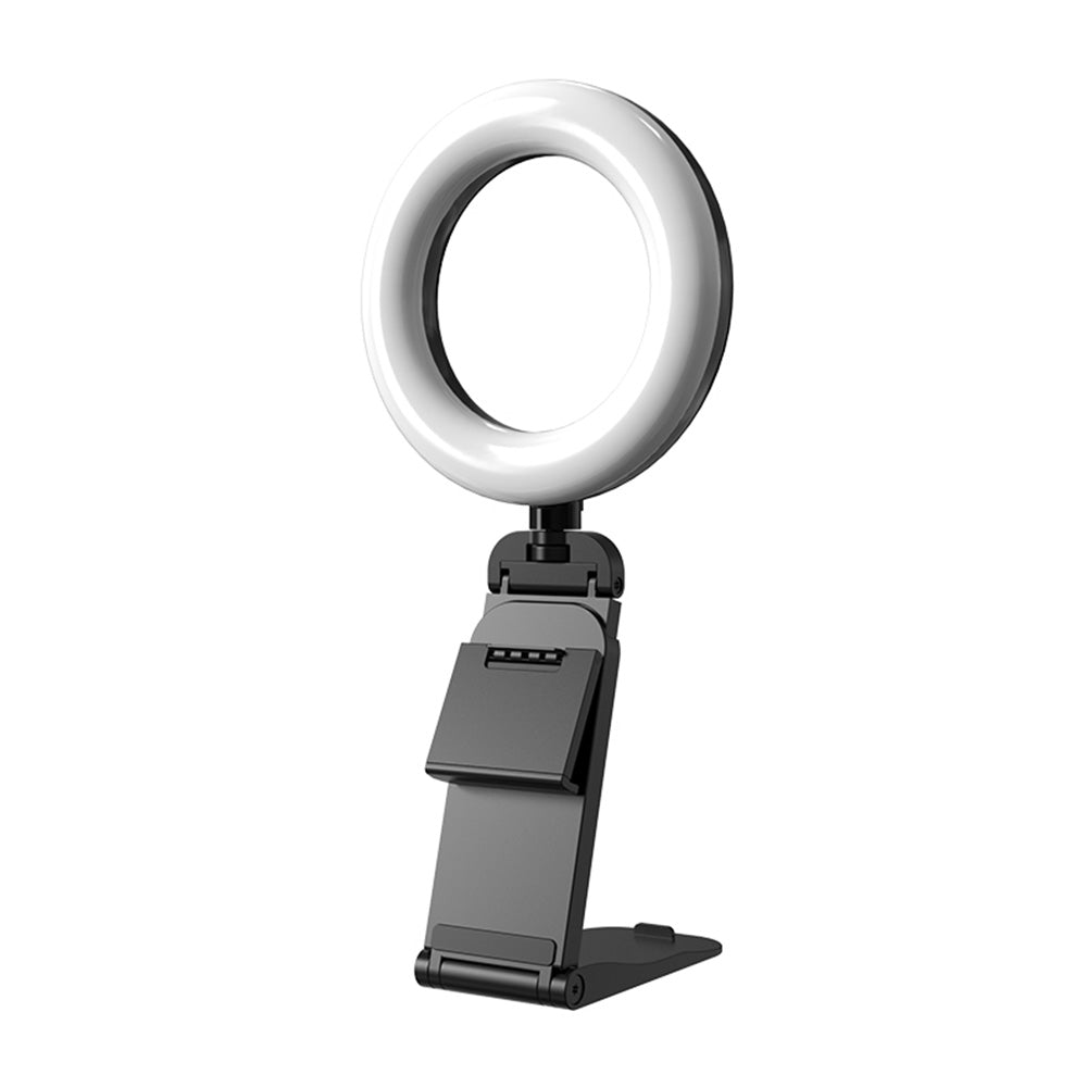 3 Colour Dimmable Rotatable 5 inch LED Ring Light Phone Holder Roundel Stand