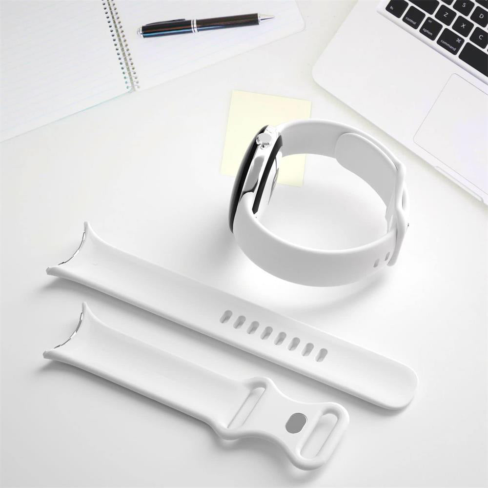 For Google Pixel Watch 1 2 Soft Replacement Strap Silicone Sport Watch Band