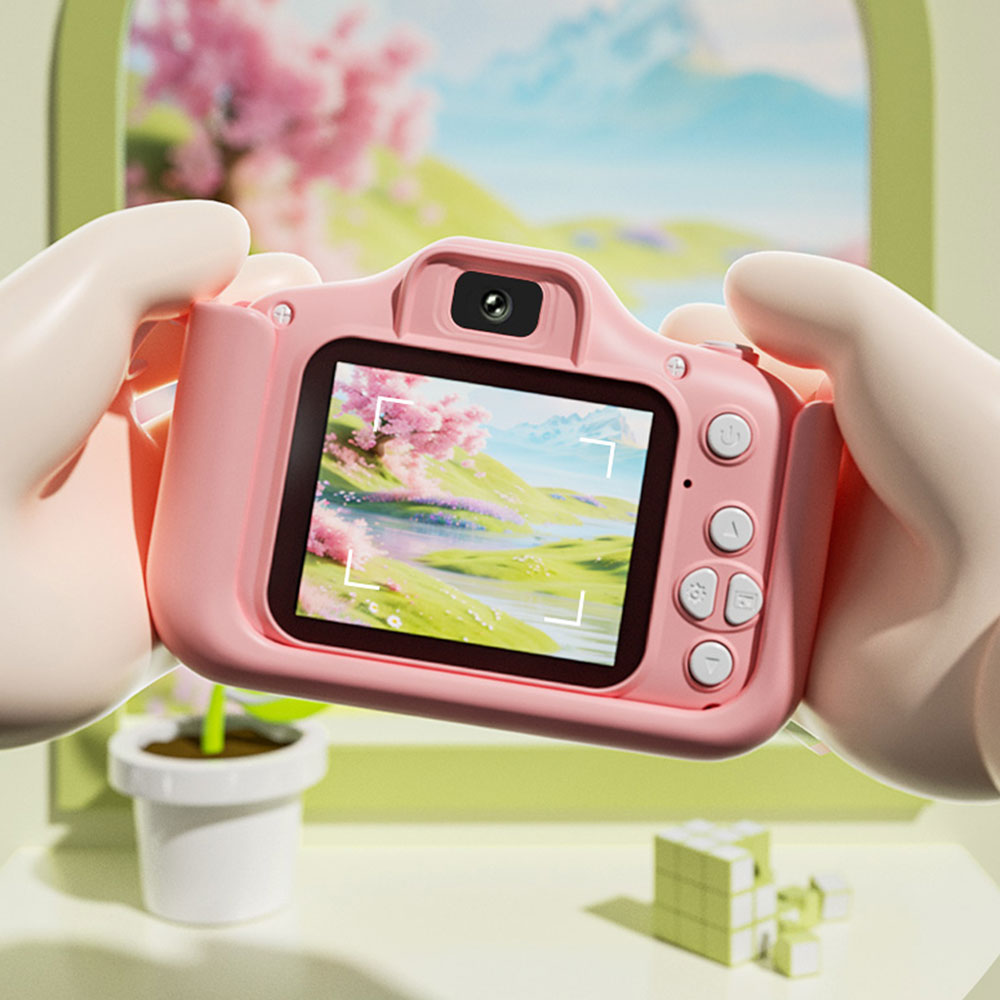Dinosaur Kids Camera With 64GB SD Card Selfie Camera Digital Camera For Kids