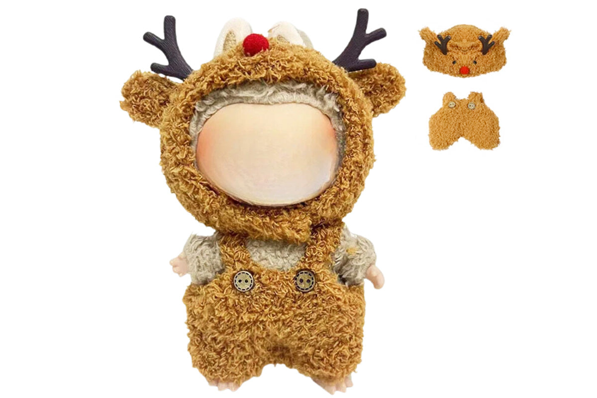 Christmas Dolls Costume Clothes Dolls Outfit Set for Labubu