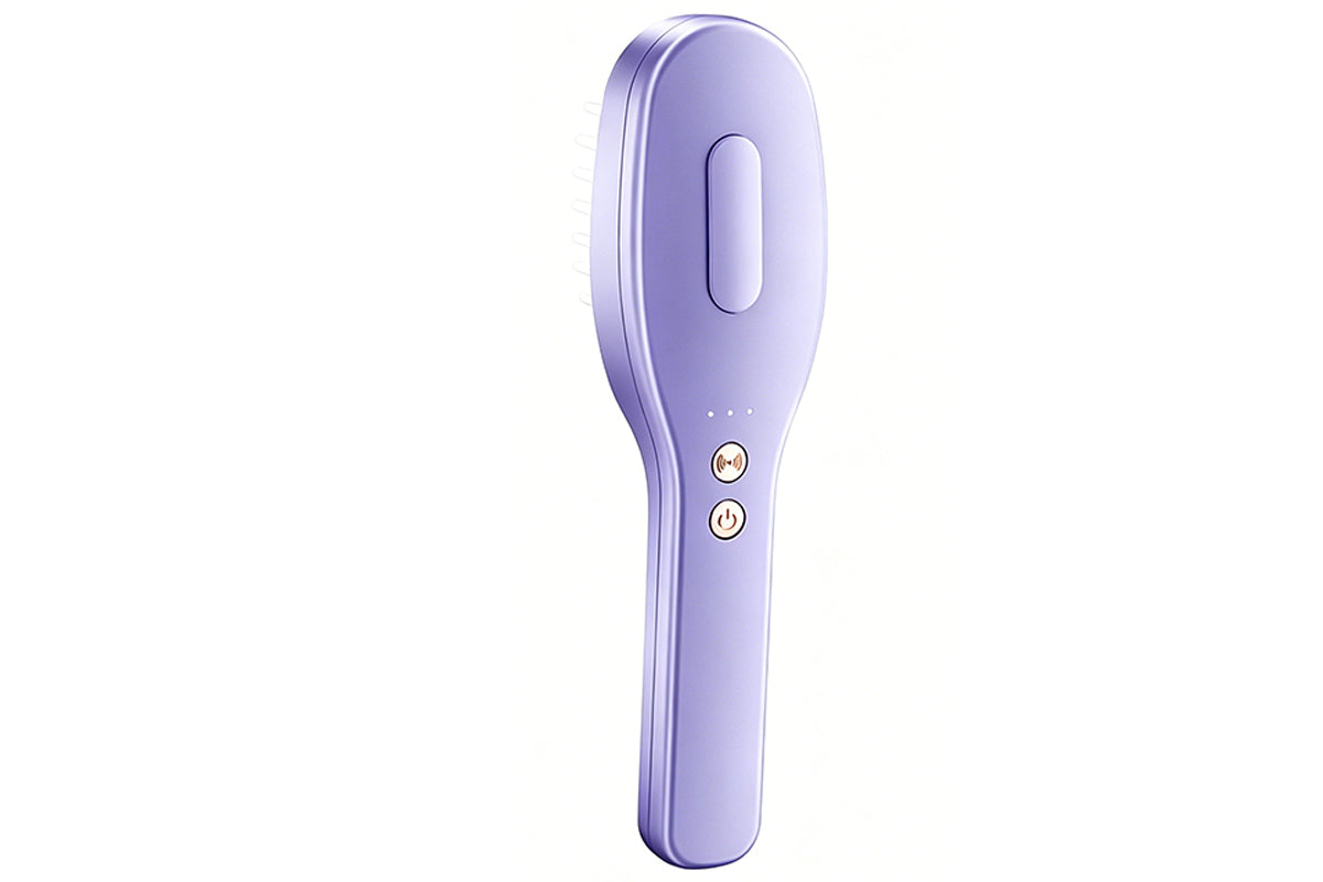 Scalp Massage Comb with Red and Blue Light