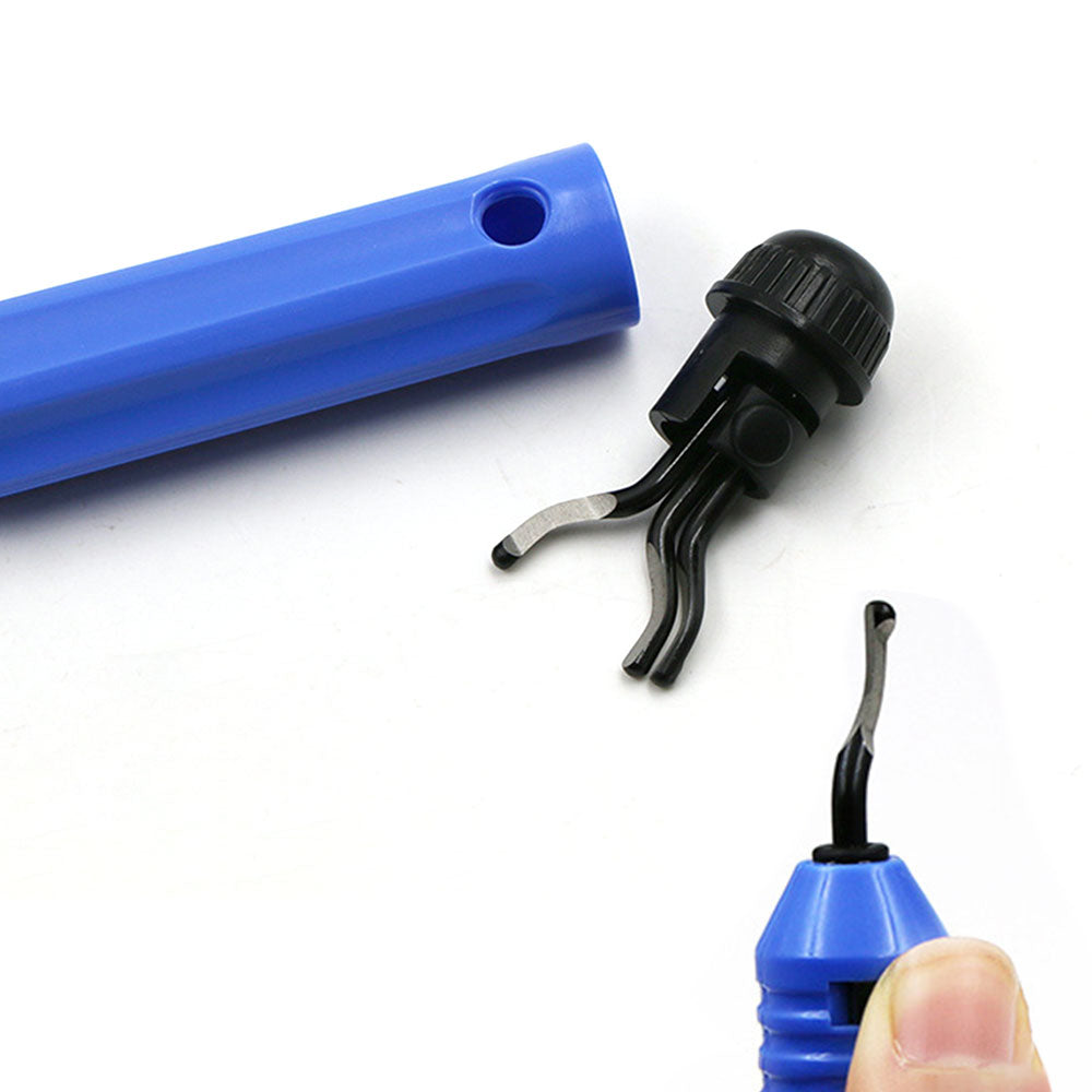 Pocket Deburring Tool 365 Degree Swivel Head with Replacement Blades Tools for Bosch