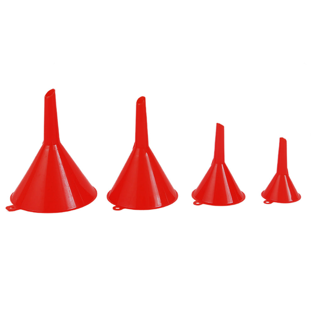 5-Piece Plastic Funnel Set with Flexible Spout