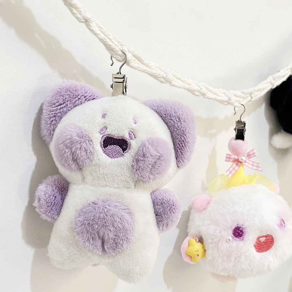 200CM Cotton Rope Hanger with 20 Clips for Photos Plush Toys Festival Cards