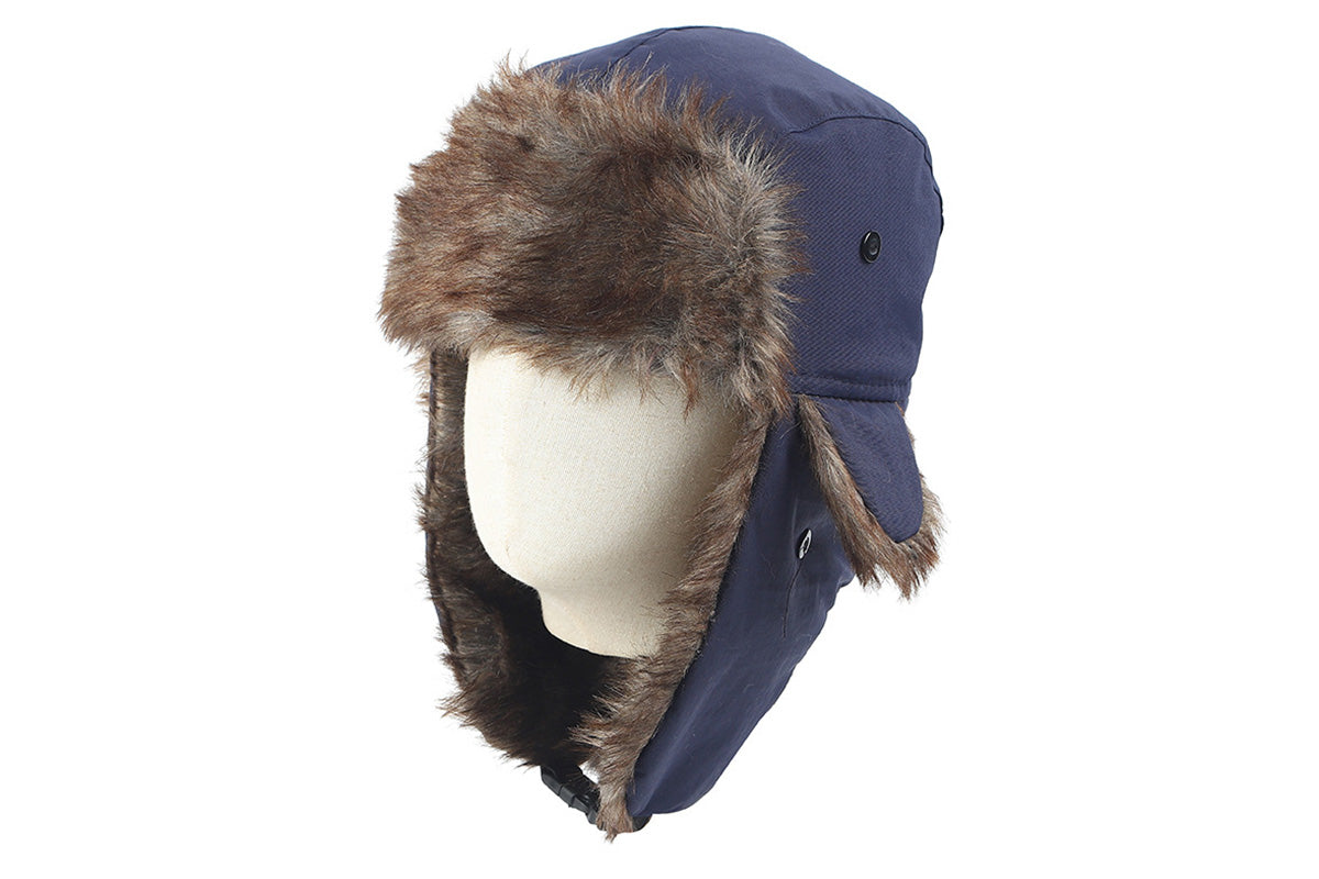 Winter Trapper Hat Warm Faux Fur Trooper Russian Bomber Eskimo Pilot