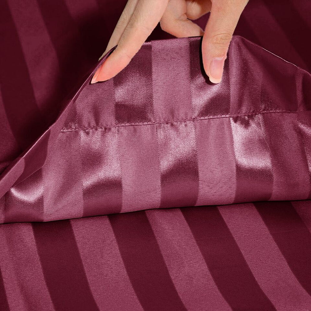 51x76cm Satin Pillowcase for Hair and Skin Soft Envelope Closure Pillowcase